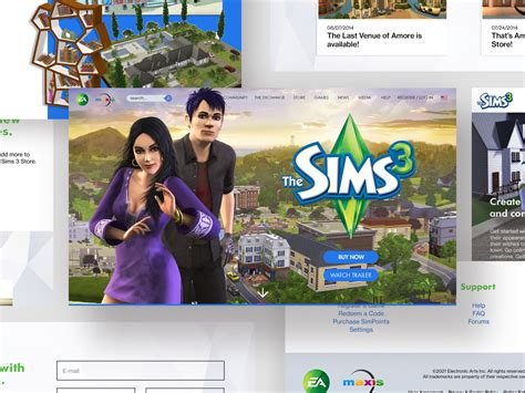 sims 3 official website.